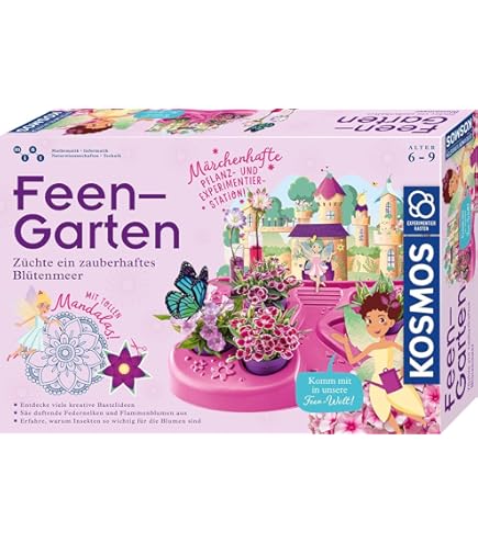Experimente Für Kinder Ab 6 KOSMOS 657819 Feen-Erdbeeren Experimentier-Set Pflanzset Bastel Sets