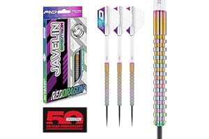 ‎RED DRAGON RED DRAGON Darts - Javelin Spectron - 85% Wolfram - Professionelles Dartpfeile Satz mit Flüge & Schäften - Erhältlich in Weiche Spitze 18g Fass/20g Volles Gewicht und Metallspitze 20g, 22g, 24g & 26g