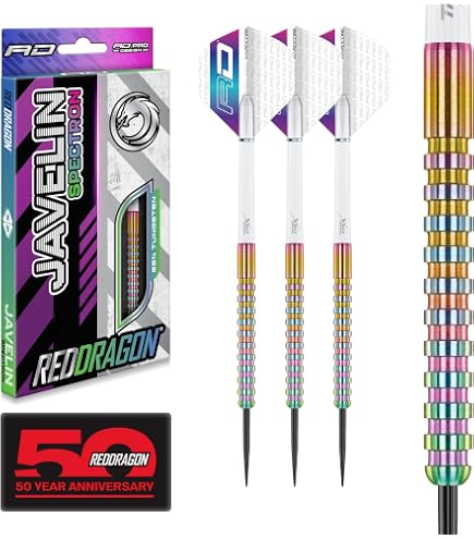 Red Dragon Hell Fire A: 24g - 80% Tungsten Steel Darts with Flights
