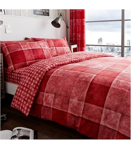 Smokys NZ Brushed Flannelette 100% Cotton Flannel Quilt Duvet Cover - View #6