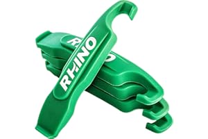 MOOVMOOV Rhino Démonte-Pneus Vélo Renforcé Kit de 4 Leviers Outillage Pro Démontage et Réparation Pneu Tubeless et Tube Type VTT Route et Changement de Chambre à Air