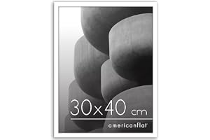 Americanflat 30x40 cm bildram med splitterbeständigt glas – Streamline Collection – Tunn kant för bord och väggdisplay – Upph
