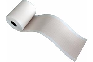TECNOCARTA Rollos de Papel Térmico para ECG compatibles con Nihon Kohden RQS63-3/ Fukuda OP-110TE (63mm x 30m), Paquete de 10