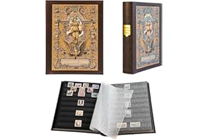 PROPHILA COLLECTION Prophila Album Nostalgique pour timbres, 60 pages, intérieur noir