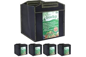 Growerz Square GrowPotz 40-Litre 5pcs High Strength Grow Bag