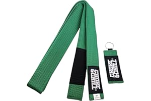 Choke&Chill BJJ Brazilian Jiu-Jitsu - Cinturón con llavero para adultos y niños Luta Livre