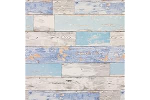 Fablon FAB12941 67.5 cm x 2 m Scrap Wood Roll - Multi-colour