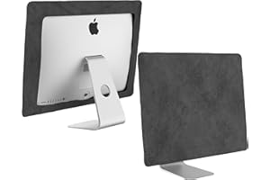 Kuzy Dust Cover for iMac 24 inch 2021 M1 A2438 A2439 - Computer Monitor Cover for Apple iMac 21 inch 2020 - 2017 Retina 4K - Dust Protection for Mac 21.5 Protective Screen and Accessories, Gray