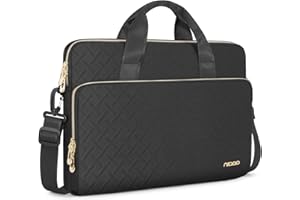 NIDOO 17,3 Pouces Sacoche Ordinateur Portable Sac à Bandoulière Sac a Main PC Mallette de Protection pour 17.3" IdeaPad 3 Gen 7/ Legion 5 5i/ ThinkPad P17/ ENVY Laptop 17/ ZenBook Pro 17/ LG gram 17