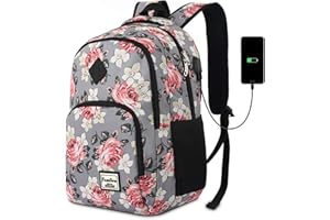 YAMTION plecak dla damski i dziewczynk,kwiaty plecak szkolny studentów dla uniwersytet liceum miejski laptopa