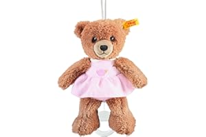Steiff 20cm Sleep Well Bear Music Box (Pink), (239540)