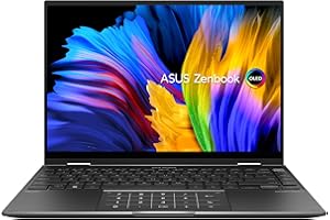 ASUS Zenbook 14 Flip OLED UN5401QA-KN160W Ordinateur Portable Convertible 360° Ecran 14'' 2,8K OLED Tactile (AMD Ryzen 9 5900