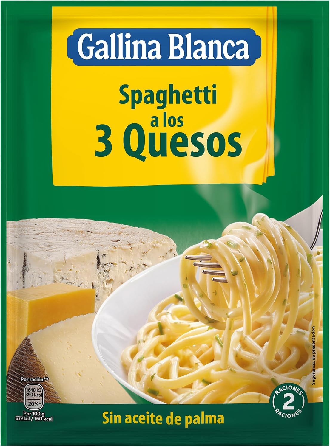Gallina Blanca Spaghetti 3 Quesos, 175g