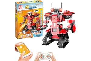 anysun STEM Toys Kit Giocattoli, Educational Remote Control Set di Robot a Blocchi per Bambini per Dagli 8 Anni in su, Ricaricabile Robotica fai da te Costruire Kit di Apprendimento(392 pezzi)