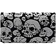 Plan B, Rolling Tobacco Cigarette Case, Two Days Hardcore, 11 x 7 cm, 15 g, with EVA Rubber Bag, White Skulls