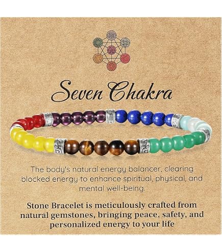 Clataly Bracciale Elasticizzato In Pietre Naturali 8mm – Energia Con Occhio Di Tigre E Vulcano – Unisex