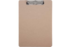 MAUL MAULbasic Podkładka z Klipsem A4 Drewniana Deska do Pisania w Formacie Pionowym Din A4 Tablica z Klipsem do Zawieszenia do Przechowywania Papieru do Biura, Kuchni i Warsztatu Drewno