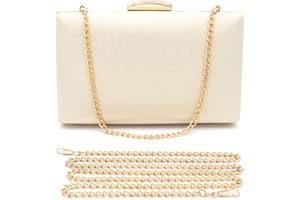 Colours & Beauty Pochette Donna Cerimonia | Pochette Eleganti da Cerimonia | Pochette Donna Elegante | Borsetta da Sera Donna | Pochette Donna Clutch | Borsa con Catena | Borsa Piccola Tracolla