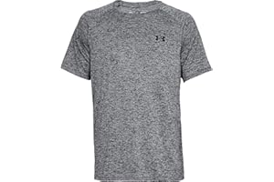 Under Armour Hombre Camiseta Tecnología 2.0, Steel Light Heather/Black