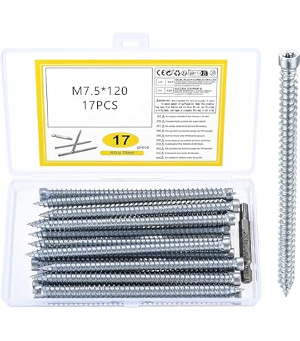 Vite Autofilettante 7.5x132 Mm Testina Oral B TOX Window Pro Vite Per Telaio In Acciaio Cementato, Distanziatore Per Finestre Viti Per Legno Schiuma Poliuretanica