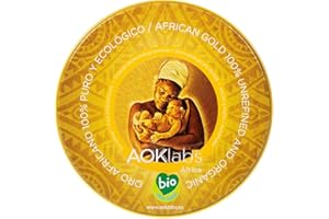 AOKlabs - Oro Africano | SIN REFINAR, PURO, ECOLÓGICO | Manteca de Karité 100% Natural | HIDRATANTE Y REGENERATIVO | Cuidado Integral Piel | CARA CUERPO Y CABELLO | Apto Pieles Sensibles (2 x 50 ML)