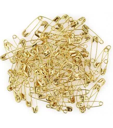 Hocansen 200 Pezzi Spille da Balia 28mm Colorato Spille da Balia Fibbie di sicurezza Piccolo Spille Sicurezza per Vestiti Cucito e Crafting (28mm /Colour-BZ