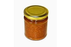 Hymor Amlou Mandelpaste - 1 Glas (1x 200gramm) - Mandelcreme, aus Arganöl, Honig, Mandeln, aus Marokko, Marokkanische Mandelp