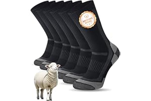 SockWaddles Skarpety trekkingowe z merynosów, dla mężczyzn i kobiet, oddychające, outdoorowe, trekkingowe, wyściełane, sportowe, zapobiegające powstawaniu pęcherzy, skarpety do biegania, z wełny