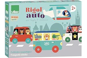 Vilac - Rigol'auto Ingela P. Arrhenius, magnetisch, Mehrfarbig (XVC-7603)