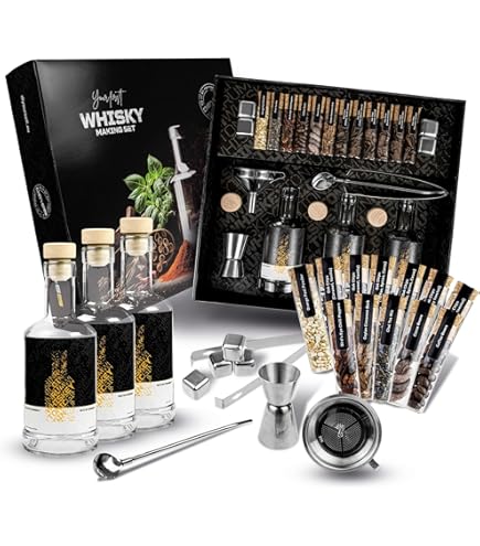 Whisky Prepared Kit - Originele Doe-Het-Zelf Whisky Cadeauset - Cadeau