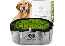 Tierfein® - Schnüffelteppich für Hunde - Intelligenzspielzeug - größenverstellbares widerstandsfähiges Hundespielzeug - Für H