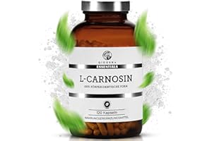 ‎QIDOSHA QIDOSHA® L-Carnosin Kapseln hochdosiert, 120 Stk im Apothekerglas, 1000mg/Tagesportion, vegan, deutsche Fertigung, jede Charge laborgeprüft