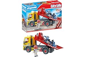 PLAYMOBIL City Life 71429 Pomoc drogowa RC, holownik z możliwością połączenia z modułem zdalnego sterowania RC, od 4 lat