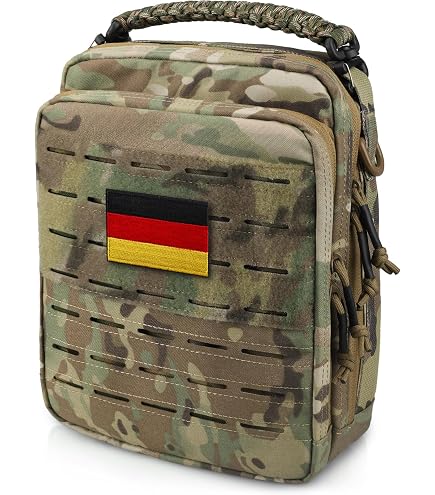 Pochette De Rangement Pour Pare-soleil Voiture – Organisateur MOLLE Avec Porte-lunettes – Pour Cartes, Stylos, Clés, équipement Tactique - 11