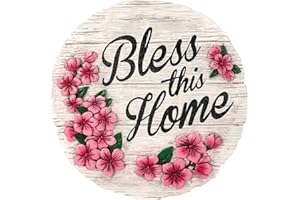 Spoontiques - Gartendekoration - Bless This Home Trittstein - Dekostein für den Garten