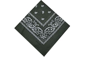 SCHALS & TÜCHER Bandana 100% Coton Original Paisley Foulard accessoire Bandeau cheveux Echarpe Mouchoirs Homme Femme Enfant