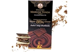 CHOCOLATES MARCOS TONDA Chocolate Marcos Tonda – Chocolate Negro Gourmet 85% | Chocolate Puro Gourmet Boama | Chocolates Originales Para Regalar | Desde 1793