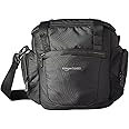 amazon basics Camera Sling Bag with Spacious Storage, Removable Dividers and Shoulder Pad, Quick-Access Pockets and Partitioned Mesh Pockets, Compatible with Most Popular DSLR Cameras