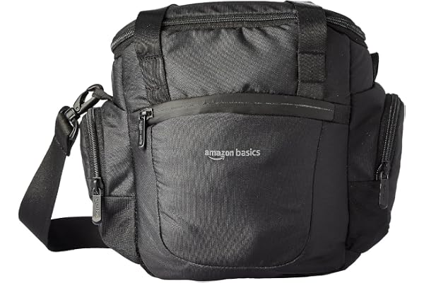 Amazon Basics Classic Camera Shoulder Bag, Adjustable Strap