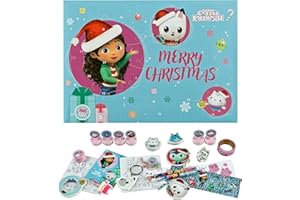 Undercover - Calendario dell'Avvento della casa delle bambole di Gabby - 24 sorprese fantastiche e creative - calendario di cancelleria - ottimo articolo da regalo per ragazze - dai 4 anni in su