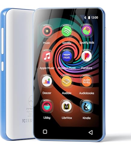 Lecteur MP3 80GB Android 9.0 – Écran Tactile 4 Pouces, Bluetooth WiFi, HiFi – Streaming Deezer, Radio FM