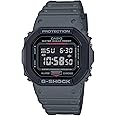 Casio Unisex 49.00mm Quartz Watch with Black Digital dial and Grey Resin Strap DW-5610SU-8ER