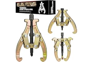 OYAYUBI Abzieher Werkzeug Satz 3-teilig 75, 100, 150mm, Lagerabzieher, Kugellager Abzieher, Radlager Abzieher, Abziehwerkzeug-Set für Schiebezahnräder, Riemenscheiben, Schwungräder, Fahrzeugräder