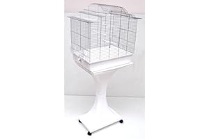 M.O. Mega Vogelkäfig Wellensittich Kanarien mit Ständer