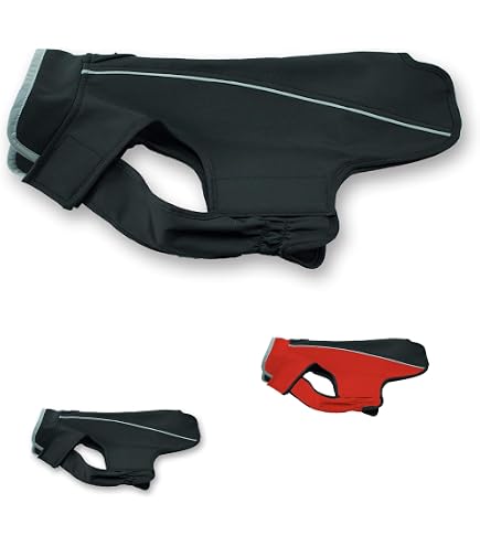 JEGGO Winter-Hundemantel Thermal Lining – Wasserdicht, Mit Reflektierenden Streifen, Größe 44 Cm, Türkis-schwarz