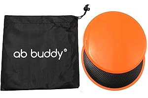 ab buddy Sliders With Extra Foot Grip Gliding Floating Point Discs for Abdominal Exercises - Carpet, Rugs, Astro Turf and Gym Sled Tracks