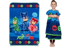 Franco Blanket, Microfiber, Pj Masks, 62 in x 90 in