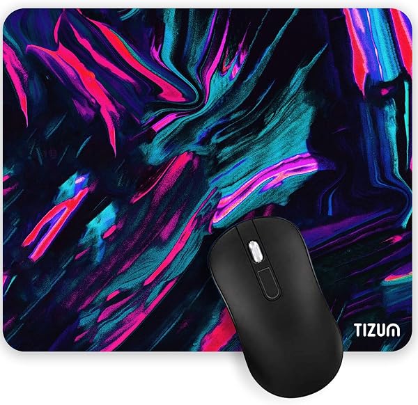 Tizum Mouse Pad with Anti-Slip Rubber Base & Ultra-Smooth Surface |…