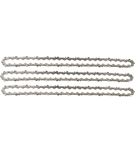 Lot De 3 Chaînes De Tronçonneuse 3/8" LP 1,3 Mm 40 Cm Longueur De