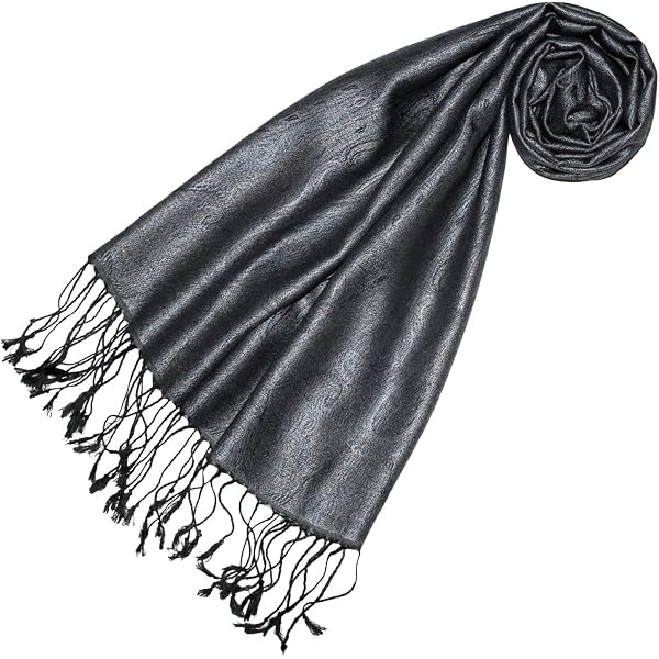 Écharpe Pashmina Lorenzo Cana - 90% Coton, 10% Laine, 70x180cm, Coloré, Motif Indien